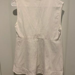cos white blouse